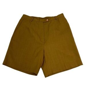 EP PRO Women’s Golf Shorts Sz 12 Golden Brown Color Pockets High Rise Zipper